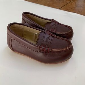 Janie and Jack leather loafers / baby size 4